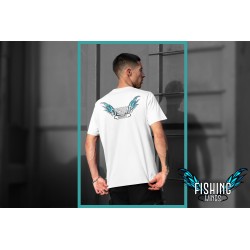 T-shirt blanc Fishing Wings